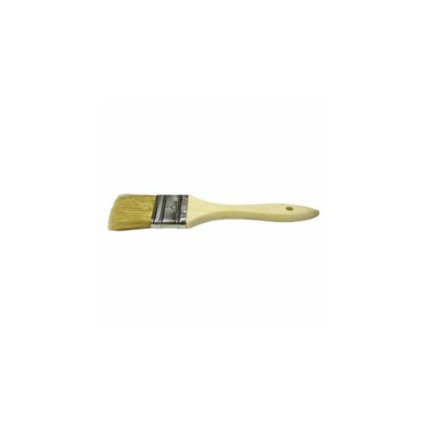 Weiler Chip & Oil Brushes, 4 in wide, 1 3/4 in trim, White China, Wood handle, 12PK 804-40184 - main