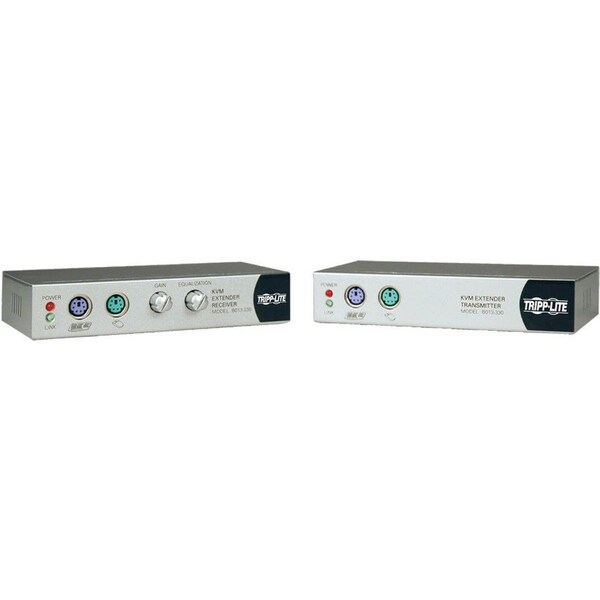 Tripp Lite VGA KVM CONSOLE EXTENDER OVER CAT5 UTP FOR USB & PS/2 DEVICE B013-330 - main