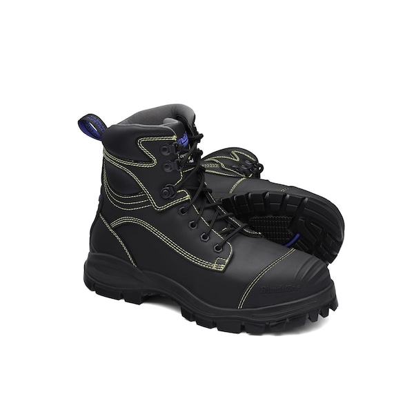 Blundstone Steel Toe Lace Up, Water Resistant, Bump Cap, Metarsal Guard, Puncture Resistant, Black, Au Size 10 994-100 - main