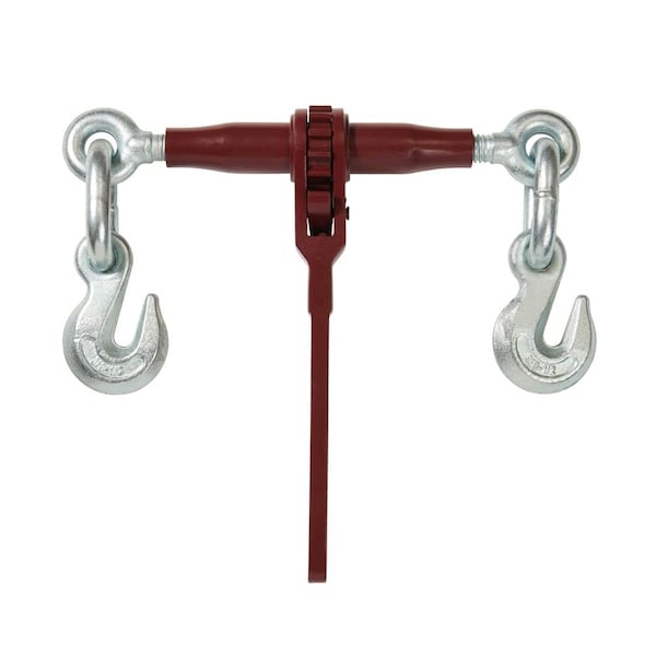 Mytee Products PRO Heavy Duty Chain Binder Ratchet Style 3/8 in - 1/2 in w/ Grab Hooks, 15,000 lbs WLL CBRS12-PRO - main