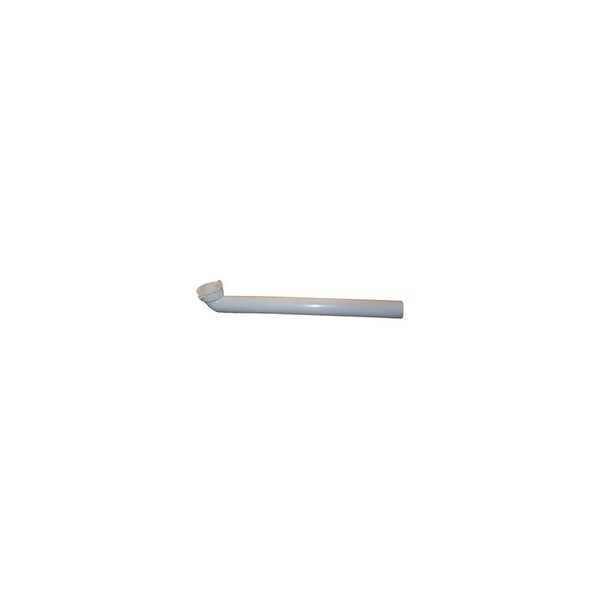Larsen Supply Co. PVC Pipe Fitting, Waste Arm Drain Pipe, Tubular Slip Joint, White, 1.5-In. OD x 9-In. 855824 - main