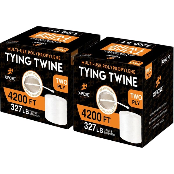 Xpose Safety 2 Ply Polypropylene Tying Twine 4200 ft., 2PK 2PT-4200-2-X-S - main