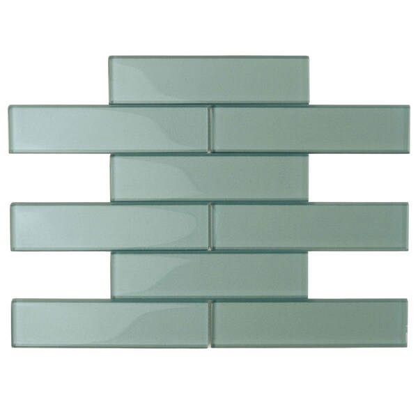 Apollo Tile Ocean Blue 11.8 in x 11.8 in Glass Glossy Floor and Wall Mosaic Tile 4.83 sqft/case, 5PK APLC8807A - main