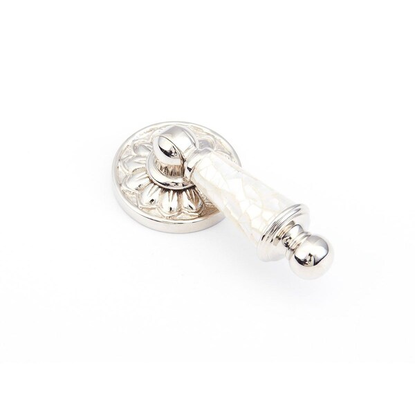 Schaub 2-3/4in Mother of Pearl Pendant Cabinet Pull Polished Nickel Finish 989-MOP-PN - main