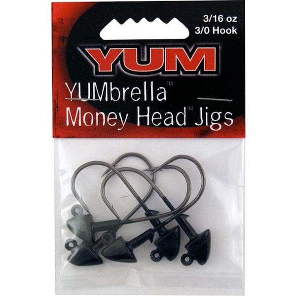 Yum 0.18 oz Money Head Jig, 5PK YBMHJ3631 - main