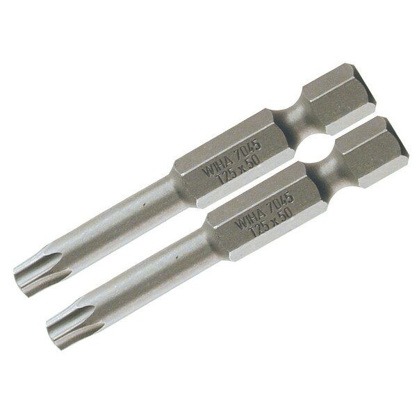 Wiha Hex Bit, Power, Torx, T8 X 50 MM, 2PK 74503 - main