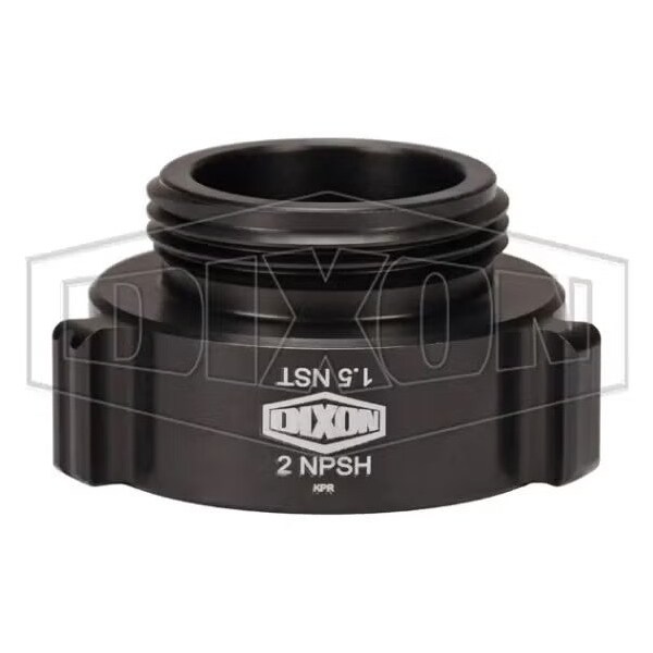 Dixon Style N37 Rocker Lug Hydrant Adapter, 2 x 1-1/2 in, FNPSH x MNST NH Connection, Aluminum, Hardcoat N37-20S15F - main