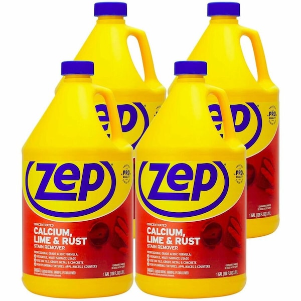 Zep Calcium, Lime & Rust, Jug, 1 gal, Pungent, 4 PK ZUCAL128 - main