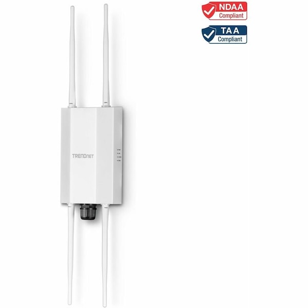 Trendnet 5 dBi WiFi 6 AX1800 Outdoor PoE+ Omni-Directional Access Point TEW-941APBO - main