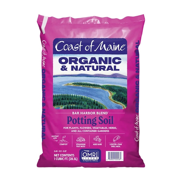 Coast Of Maine Organic Products Coast of Maine Bar Harbor Blend Organic Flower and Plant Potting Soil 1 cu ft 1SB - main