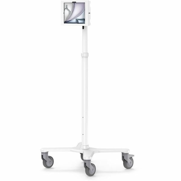 Compulocks IPAD AIR M2 & M3 11IN, APEX ENCLOSURE ROLLING CART - RISE FREEDOM EXTENDED WHITE MCRSTDEXW11APXW - main
