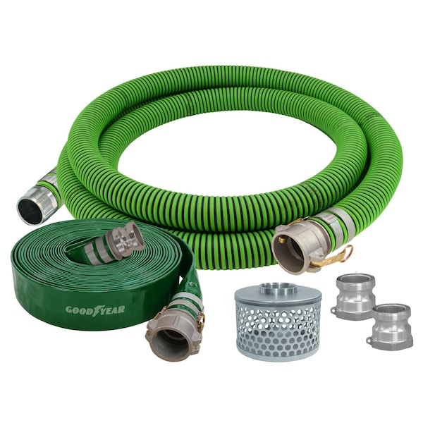 Abbott Rubber 3 ID ALL-WEATHER SUCTION HOSE KIT 1220-KIT-3000-1142-QC - main