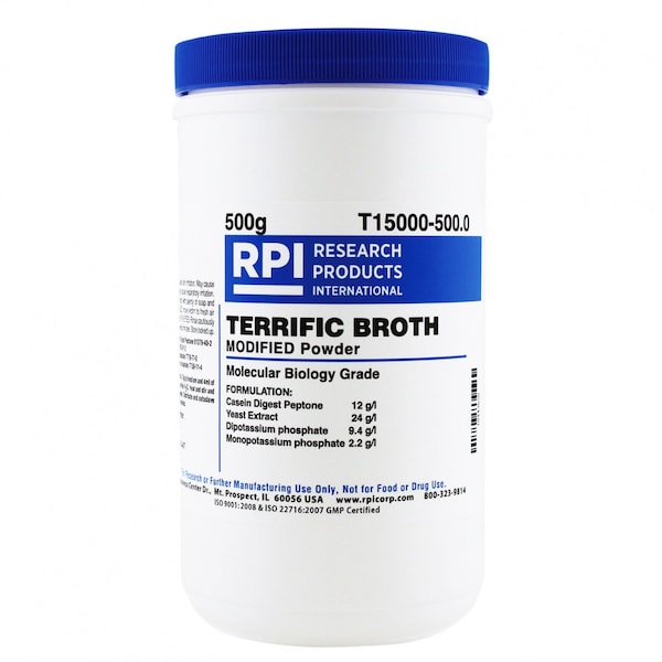 Rpi Terrific Broth, Modified, Powder, 500 Grams T15000-500.0 - main
