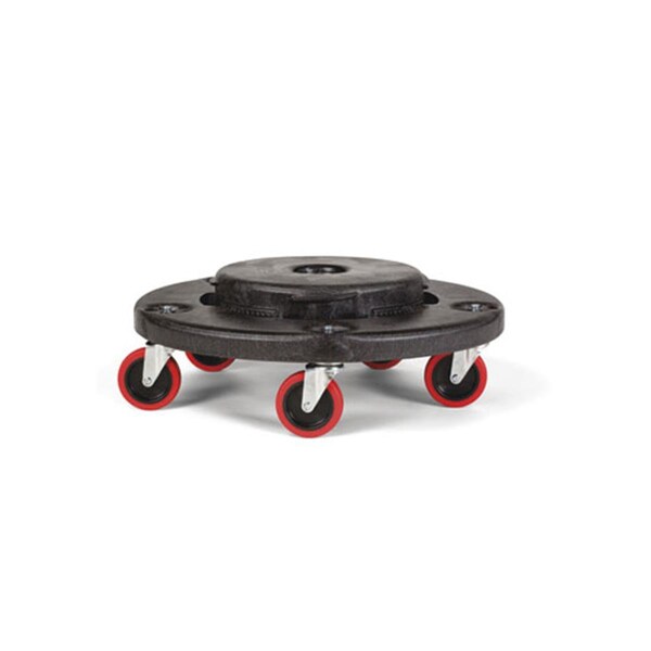 Eat-In Quiet Dolly All Rnd Containers But 10 Gl black, 2PK EA2608280 - main