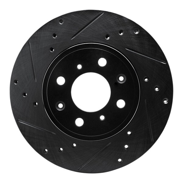 Dynamic Friction Co DFC Brake Rotor - Drilled and Slotted - Black 633-59038L - main