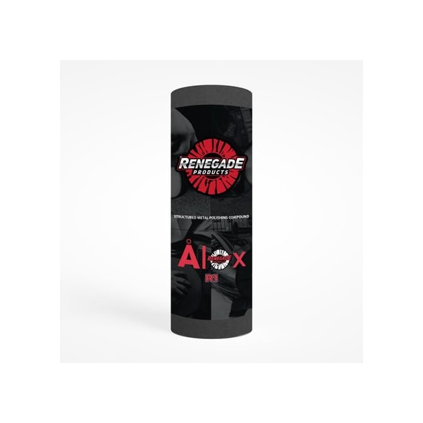 Renegade Products Usa AlOx Structured Polishing Compounds, Full Tube, R1: Very High Cut Red CBMR1-MBAR - main