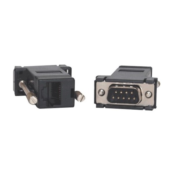 Opengear DB9F to RJ45 Straight Serial Adapter - 1 x 9-pin DB-9 Serial - 1 x RJ-45 Network Male 319019 - main