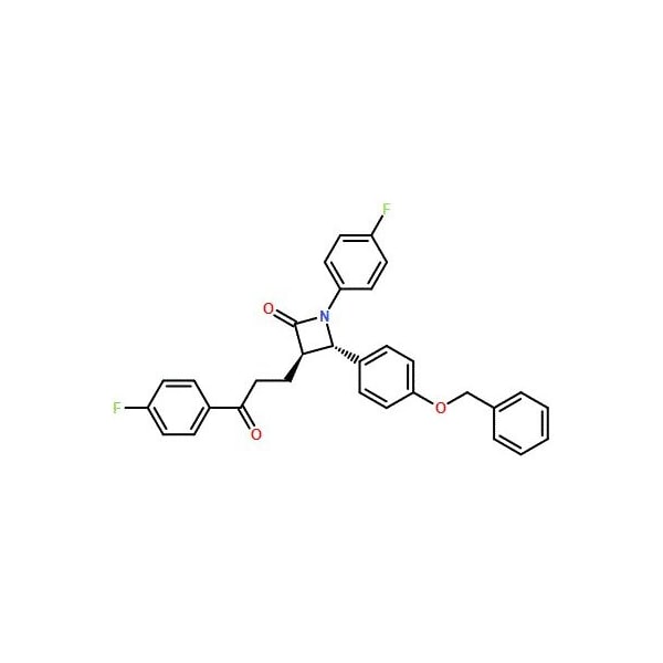 Ak Scientific (3R, 4S)-4-(4-(Benzyloxy)phenyl)-1-(4-fluorophenyl)-3-(3-(4-fluorophenyl)-3-oxopropyl)azetidin-2-one 9915AA-25g - main