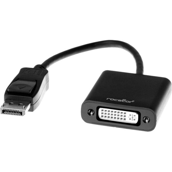 Rocstor DISPALYPORT TO DVI ADAPTER 1 X Y00DVI-BK - main