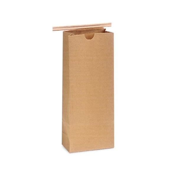 Nashville Wraps 1000 Paper Lined 1/2lb Kraft Coffee Bags, 3-3/8x2-1/2x7-3/4, 1000PK CN6G - main