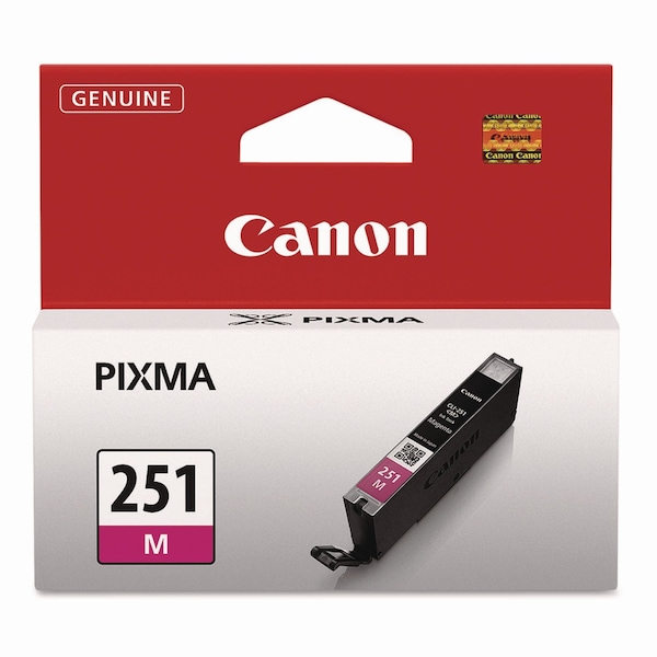 Canon Ink Cartridge, Cli-251, Magenta 6515B001 - main