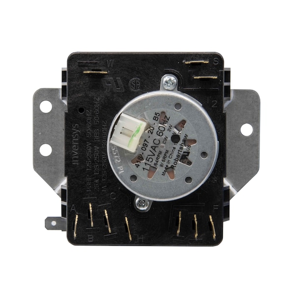 Robertshaw Dryer Timer, Black, Polycarbonate CDT-704 - main