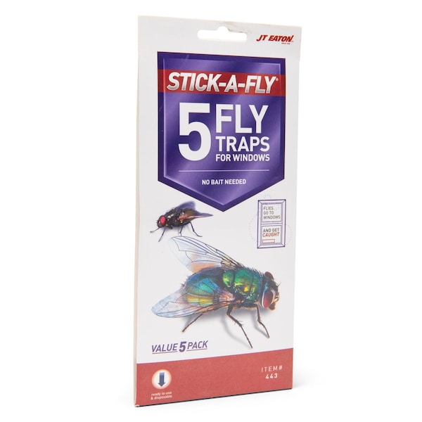 Jt Eaton Trap Fly Window Stick 5 Pack 443 - main