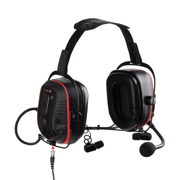 Sensear SmartHeadset ISDP BehindNeck (BT/SR/CBL) - NA Rated Dual Protection SM1PEISDP02 - main