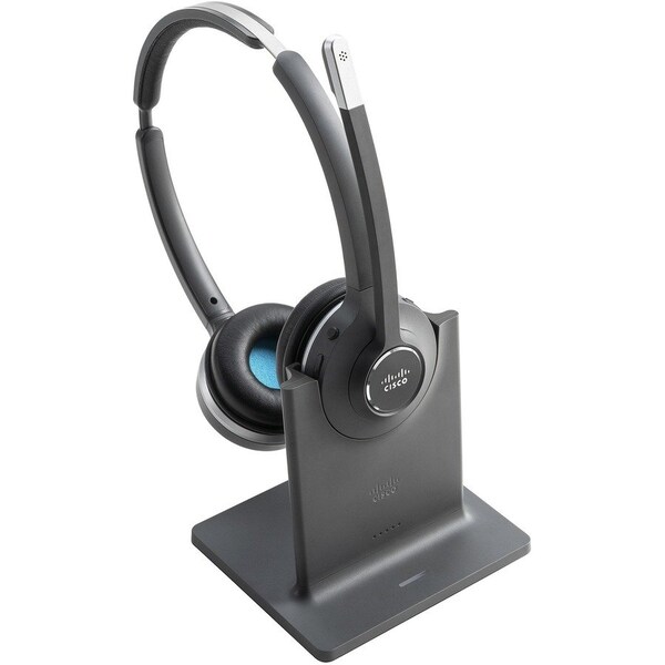 Cisco Cisco 562 Headset - Stereo - Wireless - Bluetooth - Over-the-head - Binaural - Supra-aural CPHSWL562MUS= - main