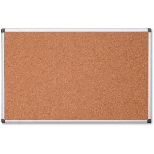 Bi-Silque GEC 153; Cork Bulletin Board With Aluminum Frame, 96" x 48" CA211170 - main