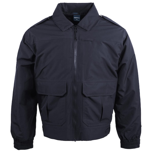 Propper Men's Station Waterproof Jacket, 100% Polyester, Full Zip, LAPD Navy, Medium F5406 - main
