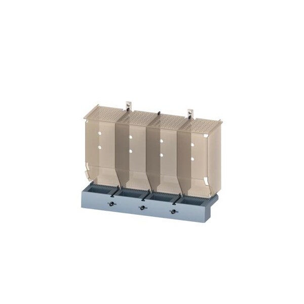 Siemens terminal cover extended transparent 4-pole 1 unit accessories for: 3VA15 3VA9601-0WP41 - main