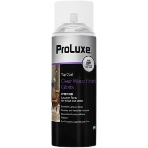 Deft ProLuxe Satin Clear Oil-Based Wood Finish Lacquer Spray 12.25 oz PLX017S/EA - main