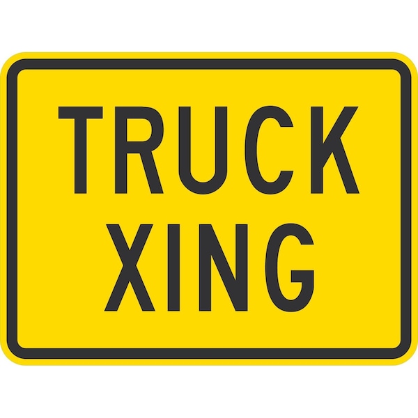 Lyle Truck Xing, 24x18, High Intensity Prismatic, Yellow G-12061-HI_24x18 - main