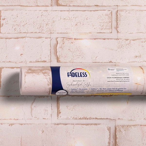 Fadeless Schoolgirl Style Bulletin Board Paper, 48in. x 50ft., Cozy Vibes P0040105 - main
