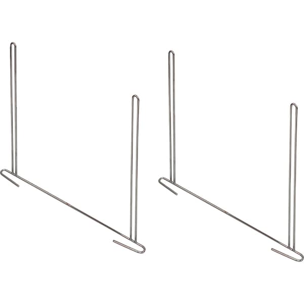 Buyers Products Anti-Sail Bracket, Steel, Silver, 2 PK B2436ASBC - main