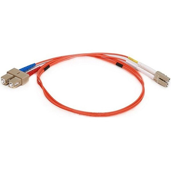 Monoprice Fiber Optic Patch Cord, LC/SC, 1m, Orange 2626 - main