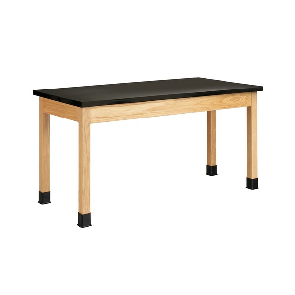 Diversified Spaces Plain Apron Table, Oak, Wood Frame, 72 in W, Oak P7154K30N - main