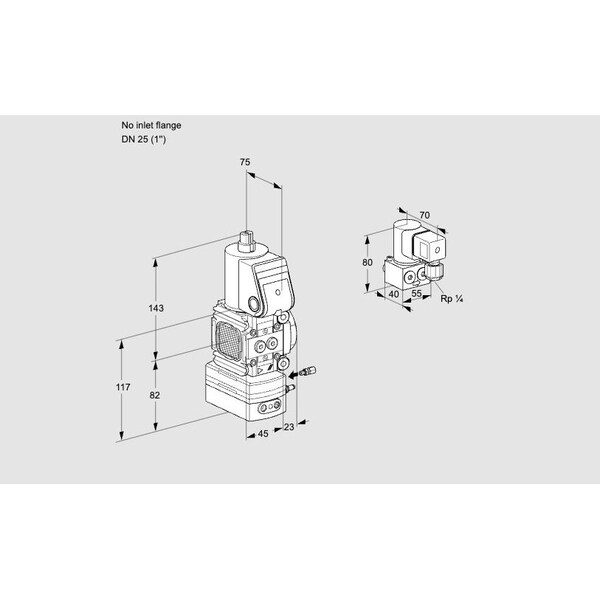 Honeywell Kromschroder VAG1-/25R/NWAE KS88011336 - main