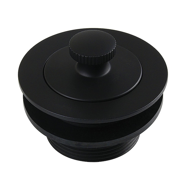 Kingston Brass 1-1/2-Inch Brass Lift & Lock Bathtub Drain, Matte Black DLT2080 - main