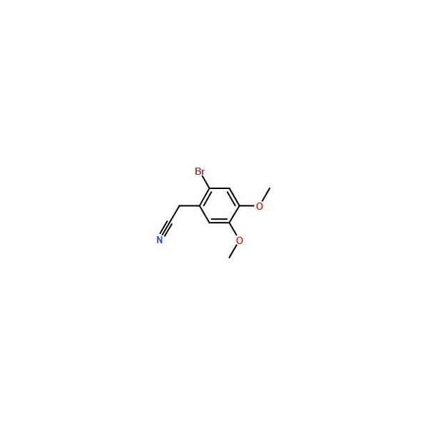 Ak Scientific 2-(2-Bromo-4, 5-dimethoxyphenyl)acetonitrile (250mg), CAS 51655-39-1 7218AB-250mg - main