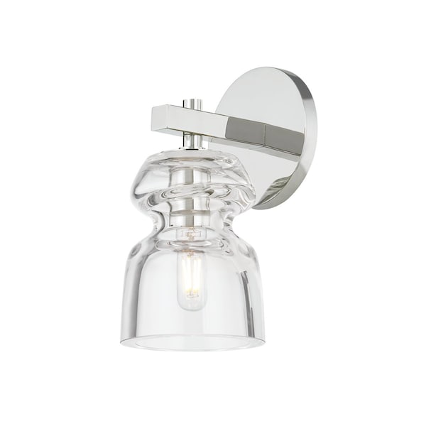 Troy Lighting Trey 1 Light Wall Sconce 4.75 In. Polished Nickel B1109-PN - main