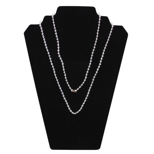 C-Line Products Neck Chains, 38 inch Clear Plastic w/4mm bead, 50/PK 88307 - main