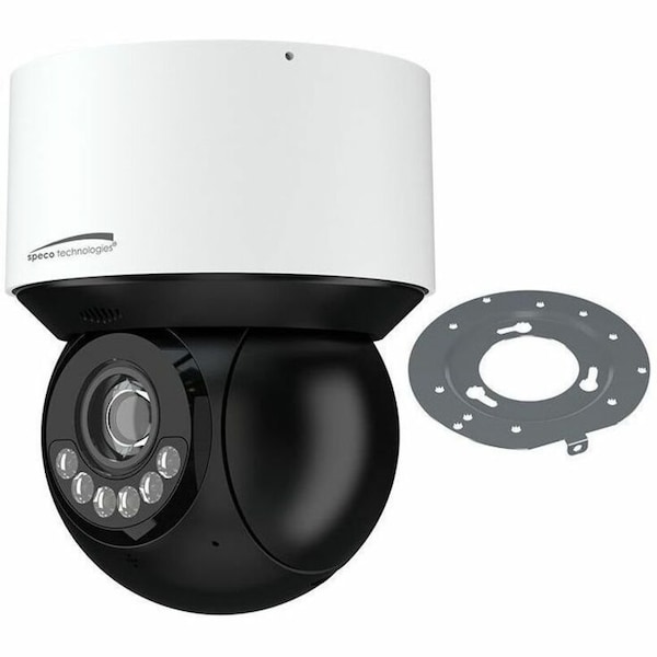 Speco Technologies 4MP 4x Indoor/Outdoor IP PTZ Camera with Digital Deterrent, 2.8-12mm lens, NDAA Compliant O4P4X2 - main