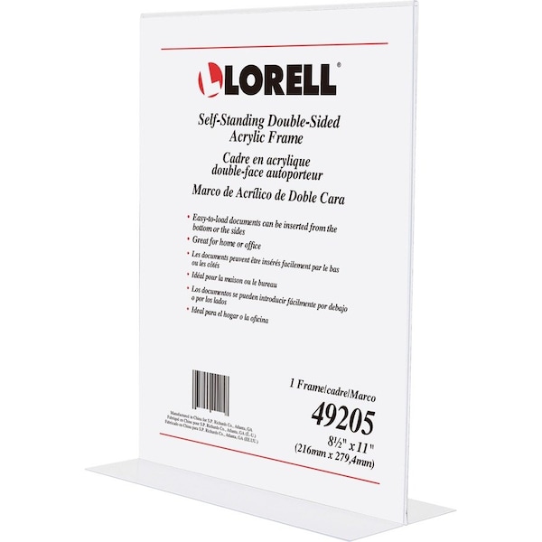 Lorell Double-Sided Acrylic Frame, Double-Sided LLR49205 - main