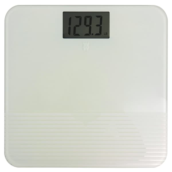 Weight Watchers by Conair Textured Finish Digital Glass Bodyweight Scale in Mint Green WW333MG - main