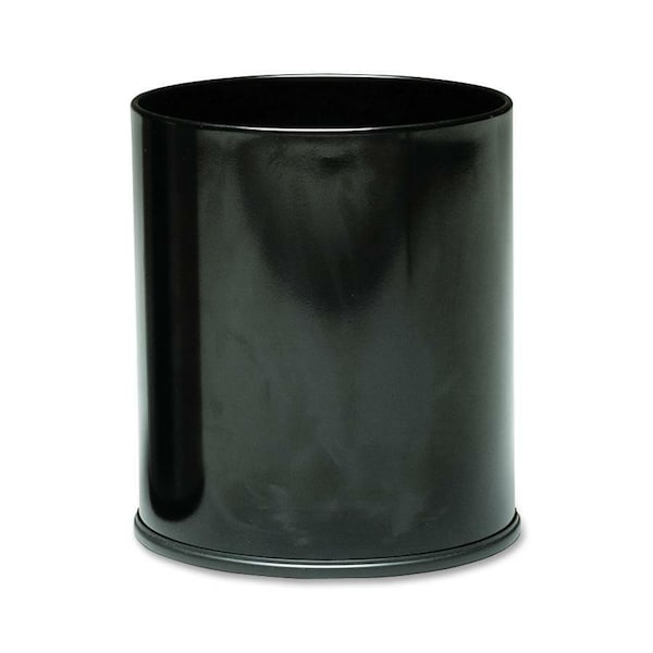 Witt Industries Small, Black Wastebasket 66BK - main