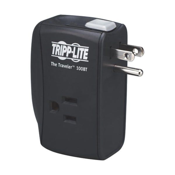 Tripp Lite NOTEBOOK SURGE PROTECTOR WALLMOUNT DIRECT PLUG IN 2 OUTLET RJ45 TRAVELER100BT - main
