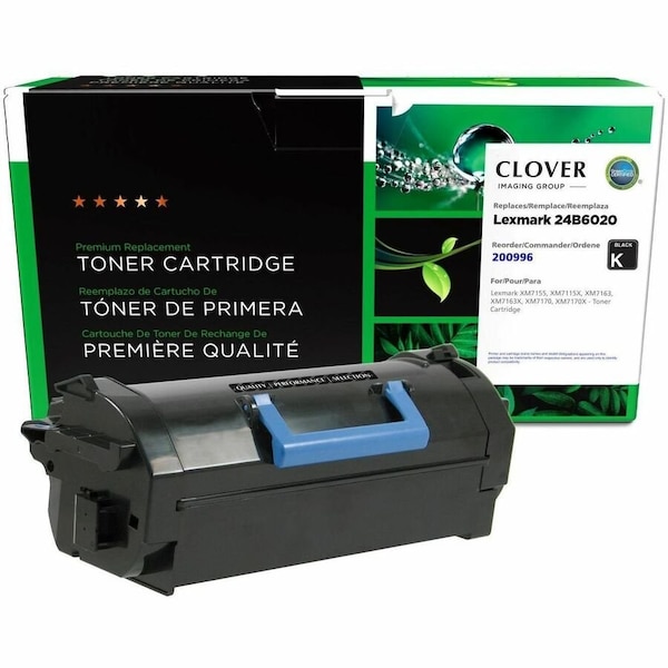 Cig Clover Imaging Remanufactured Toner Cartridge for Lexmark XM7155/XM7163/XM7170 200996 - main