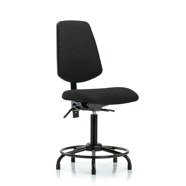 Blue Ridge Ergonomics Fab Med Bench Chair, Bk, RT, Glds, Blk, No Arms, 22" to 29" Height, Black BR-FMBCH-MB-RT-T1-A0-RG-F42 - main